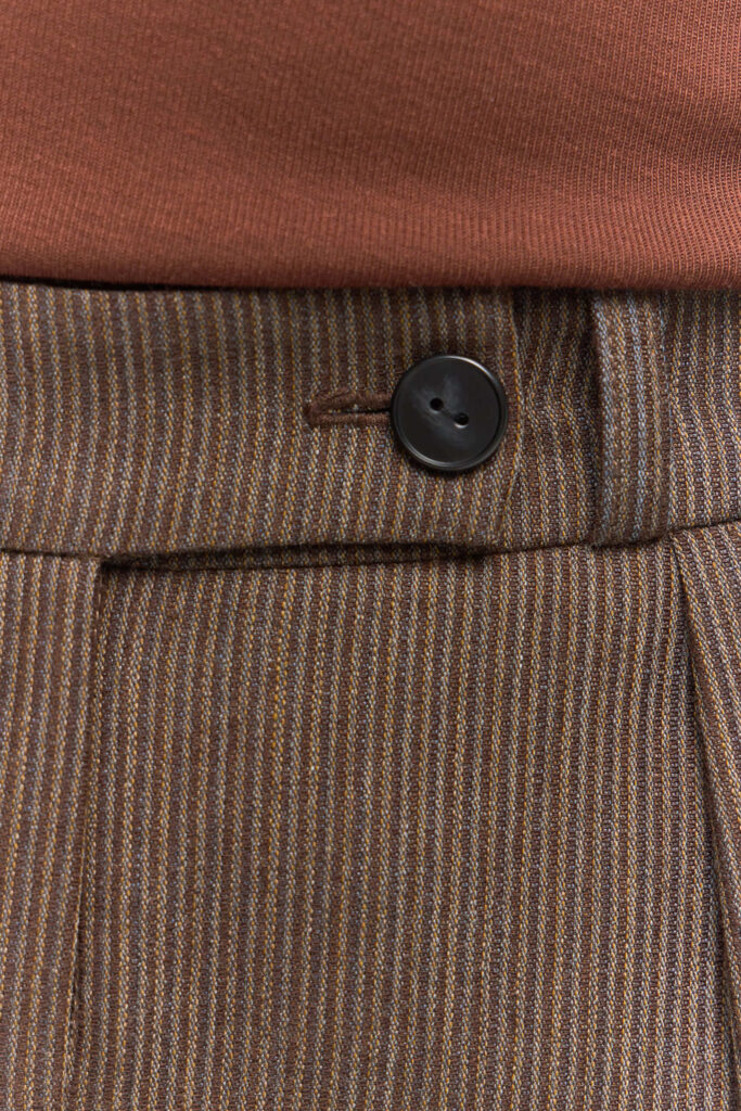 Брюки палаццо из смесовой шерсти